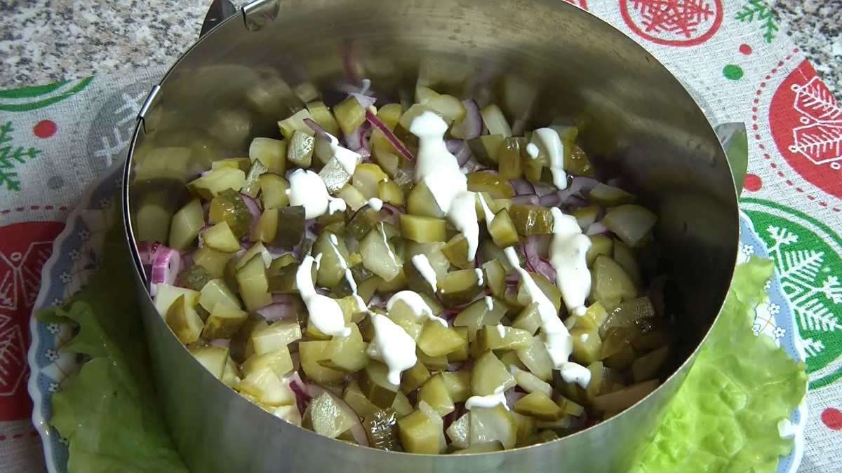 формирование салата