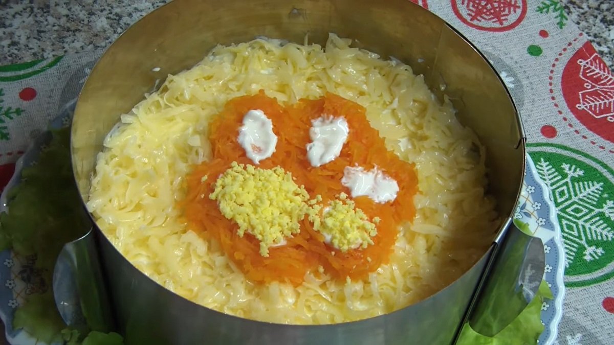 украшение салата