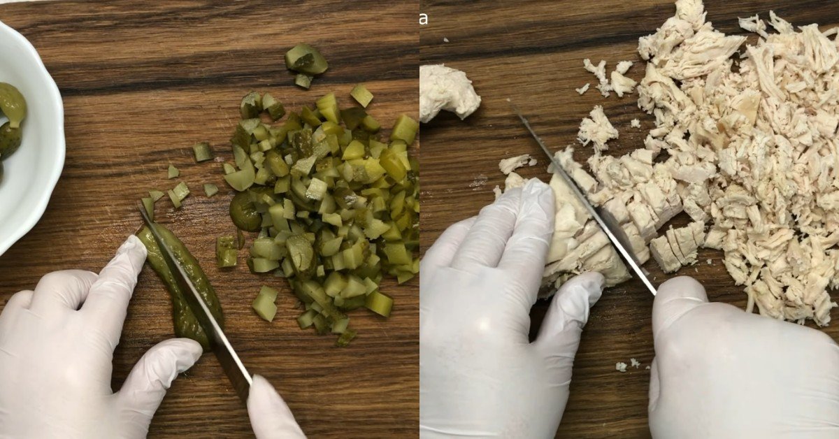 салат с куриной грудкой