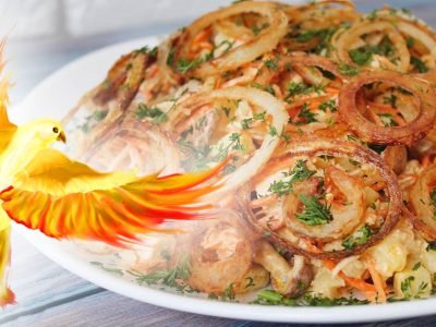 Аппетитный салат «Жар-птица»: нарядная закуска