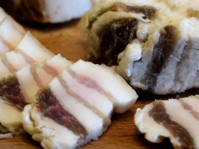 Сало сухого посола: ничего лишнего