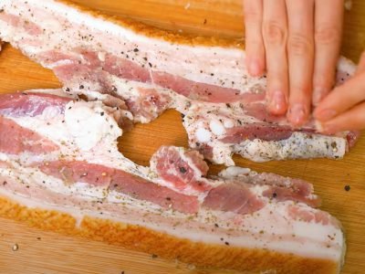 Сало в духовке