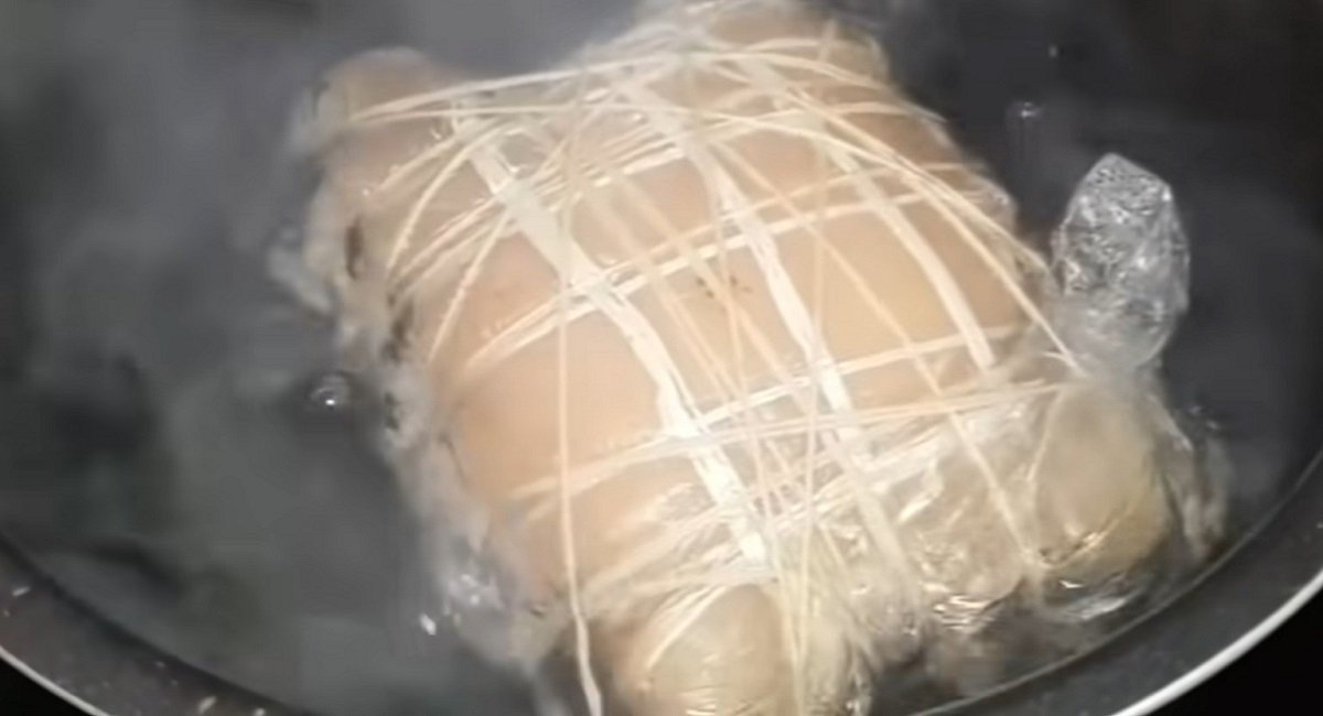 сало в воде