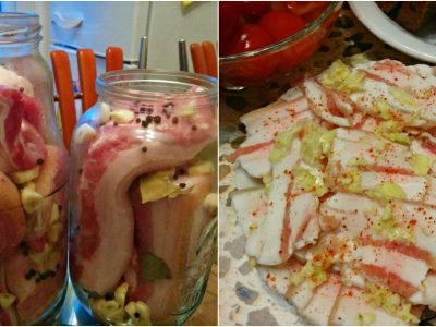 Сало в тузлуке