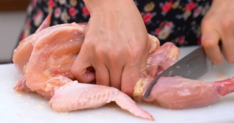 разделка курицы