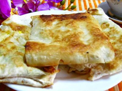 Самса из лаваша с мясом