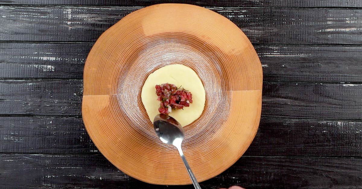 тесто с начинкой