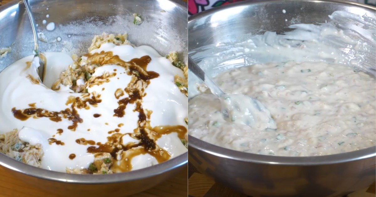 ленивые пирожки с курицей
