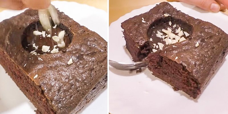 торт с шоколадной начинкой