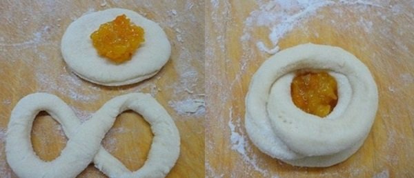 как оформить сдобное тесто