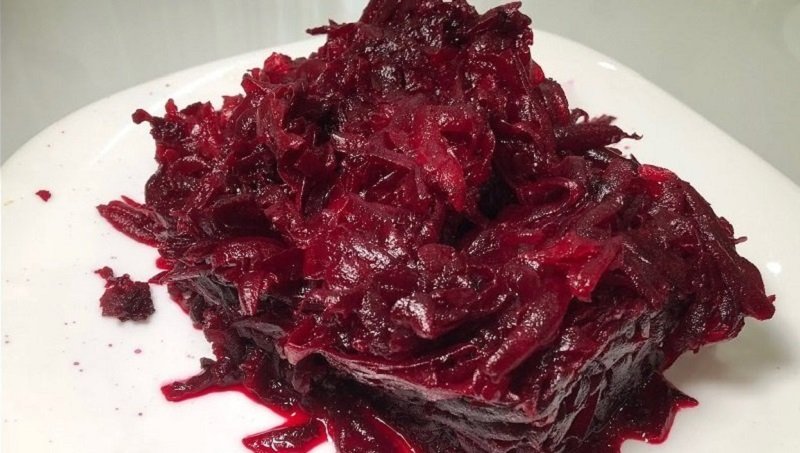 натирание свеклы на шубу