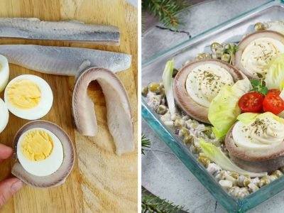 Сельдь с яйцами