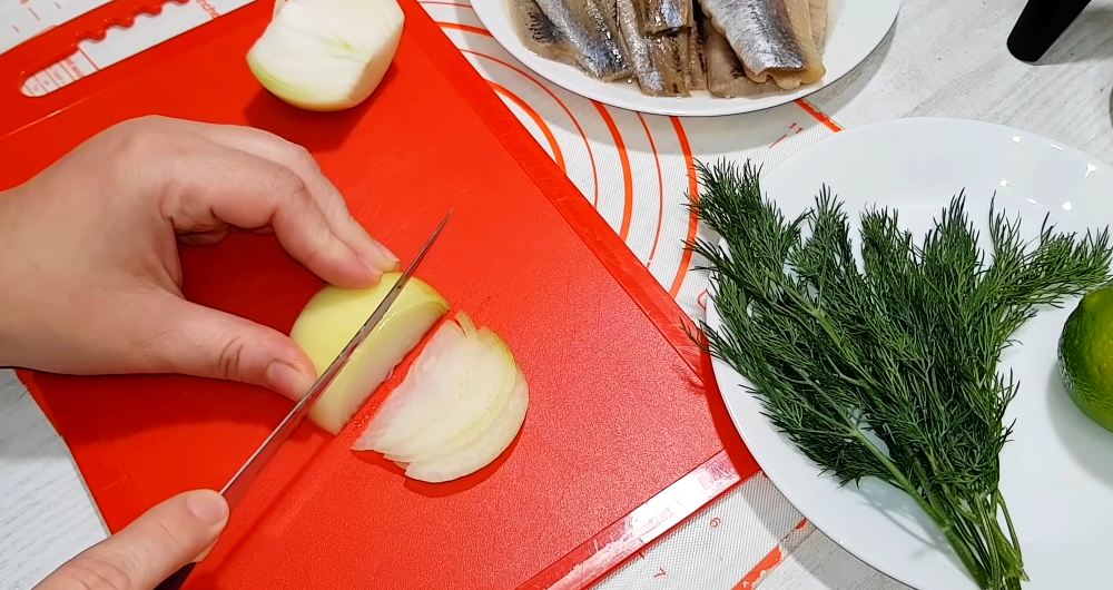 сельдь в горчичном соусе