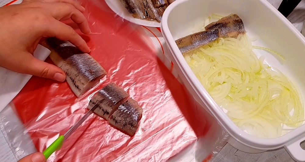 сельдь в горчичном соусе