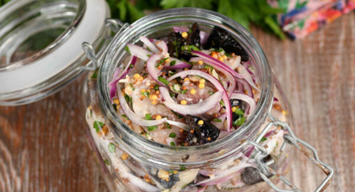 закуска из селедки