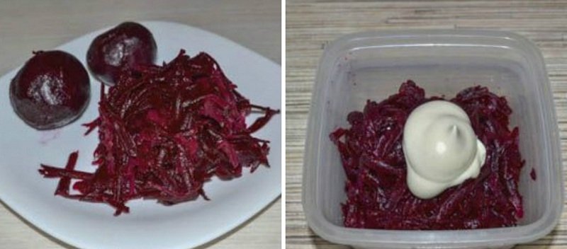 селедка с свеклой