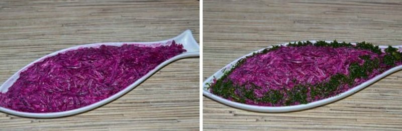 закуска с селедкой