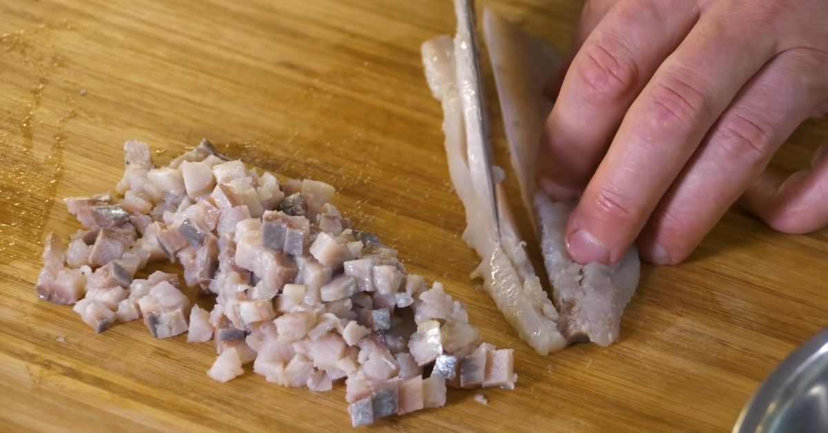 селедка с грибами