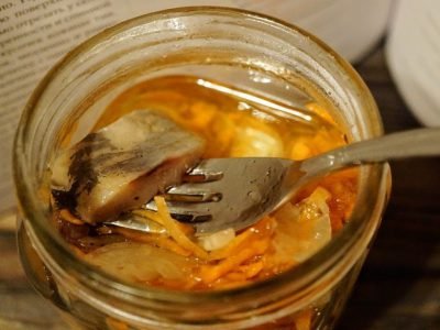 Селедка в сахаре