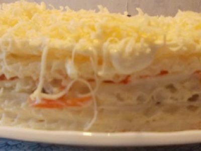 Селедочный торт