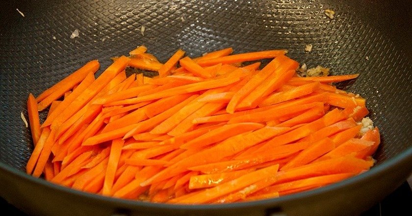блюда с морковью
