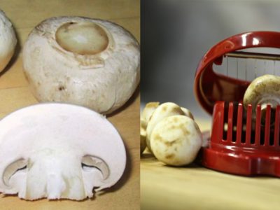 Шампиньоны с чесноком