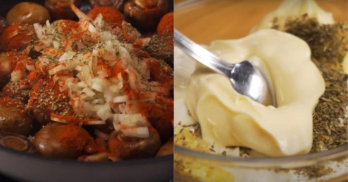 шампиньоны на сковороде