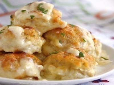 Шарики из куриного фарша