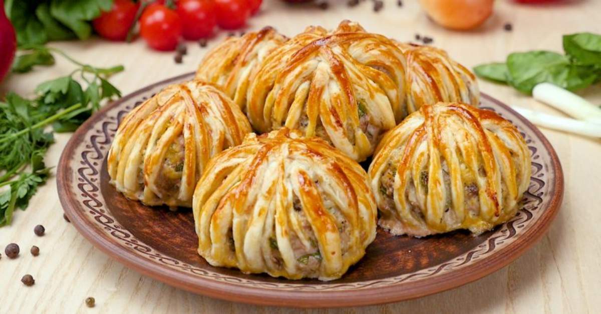 мясные шарики в тесте