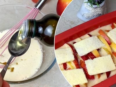 Пышная шарлотка за 10 минут