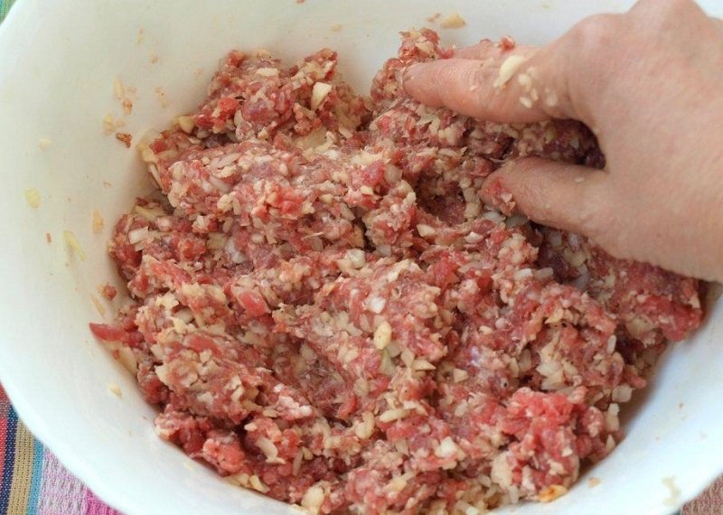как замесить фарш