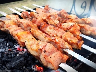 Шашлык из карпа