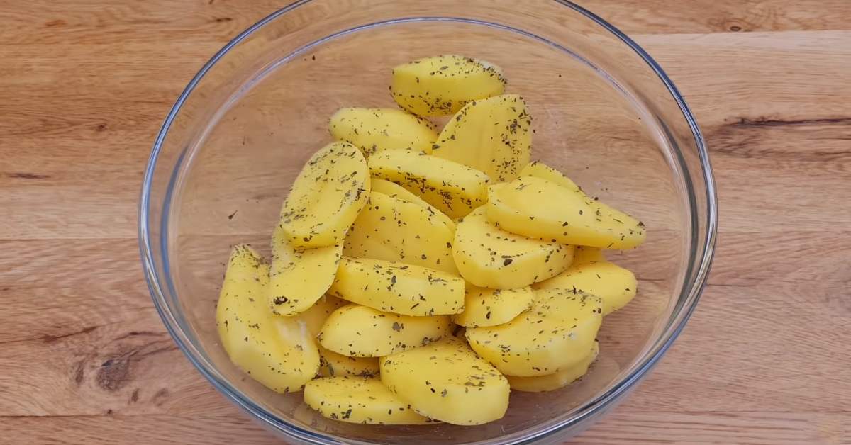 картофель со специями