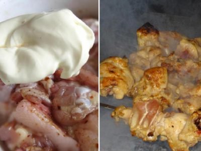 Шашлык из куриных бедер