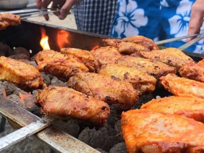 Шашлык из куриных крылышек