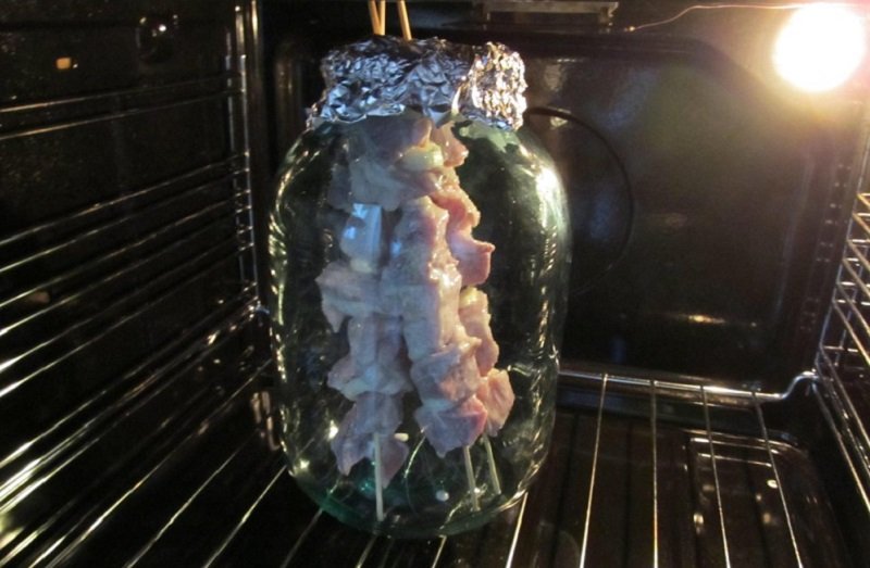 как приготовить шашлык в банке