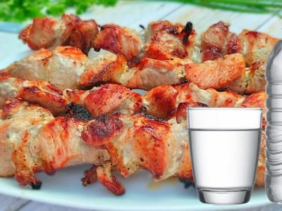 Шашлык на минералке с уксусом