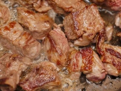 Шашлык на сковороде