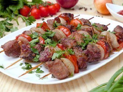 Шашлык в рукаве