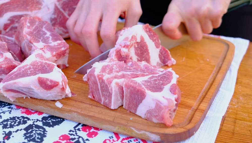 шашлык в томатном соке