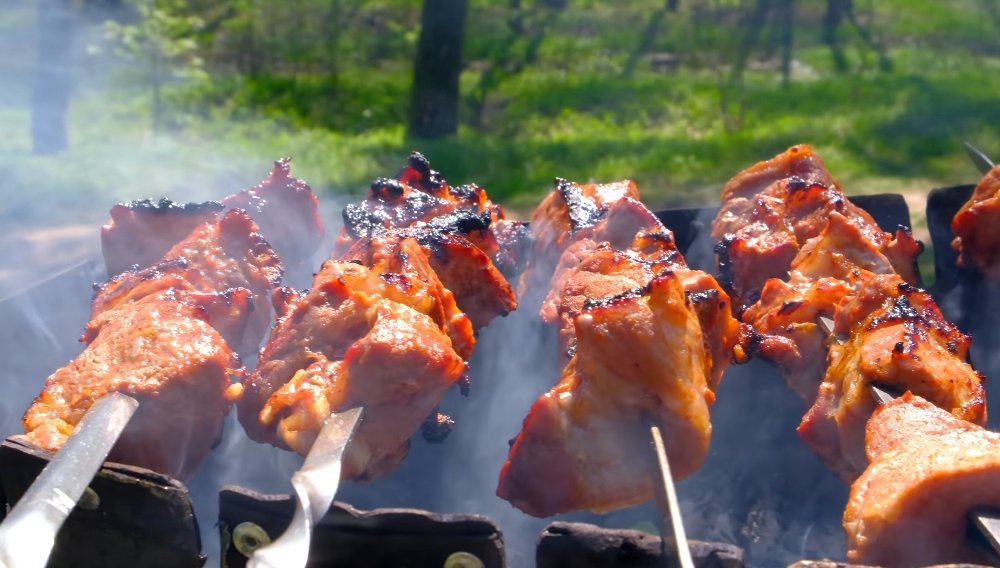 шашлык в томатном соке