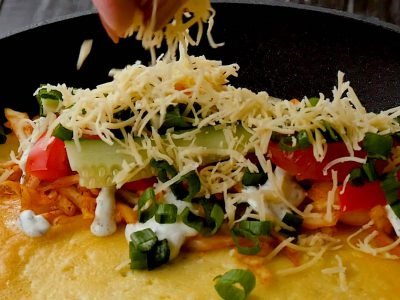 Шаурма в омлете