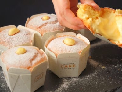 Шифоновые кексы с заварным кремом