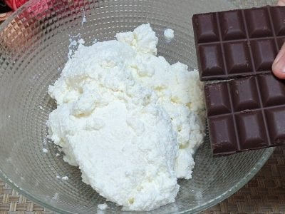 Шоколадно-творожная запеканка