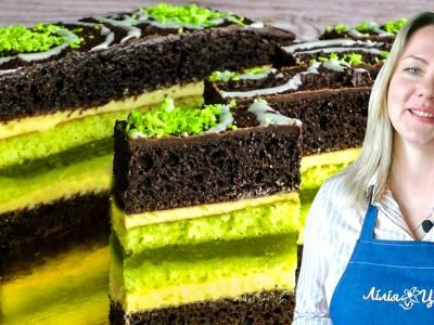 Шоколадно-яблочный пляцек от Лилии Цвит