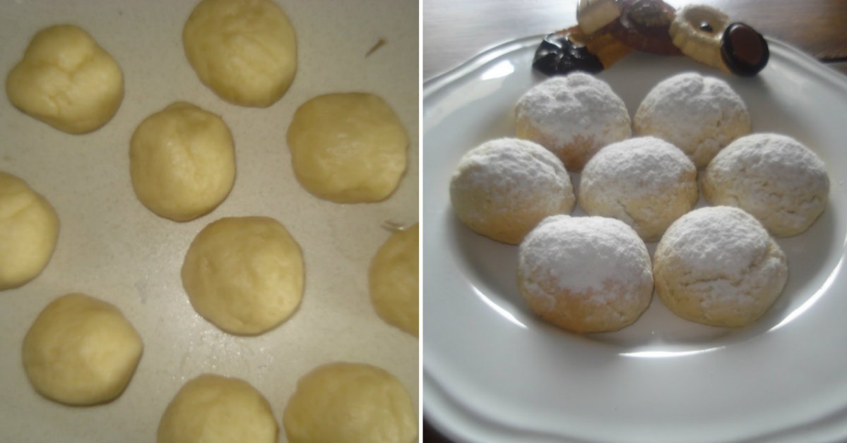 печенье в сахарной пудре