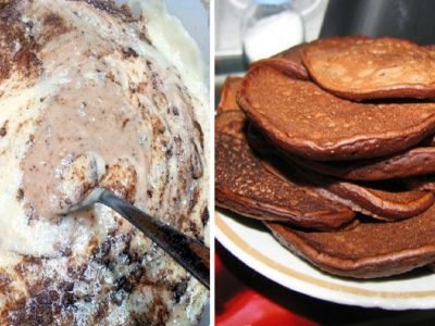 Шоколадные оладьи