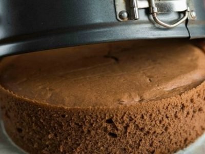 Шоколадный бисквит для торта