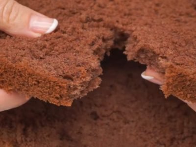 Шоколадный бисквит в микроволновке