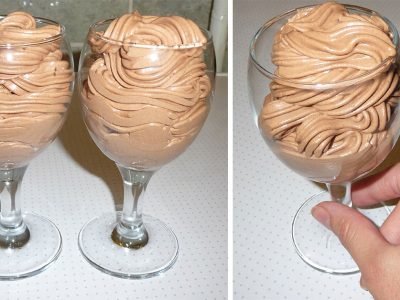 Шоколадный мусс со сгущенкой